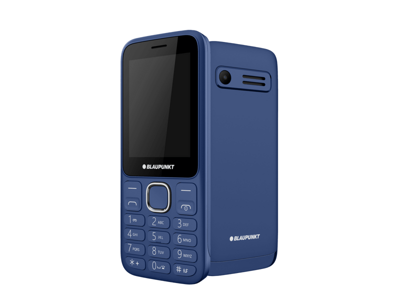 Blaupunkt FM 03i Nyomógombos Mobiltelefon, kék + Yettel csomag