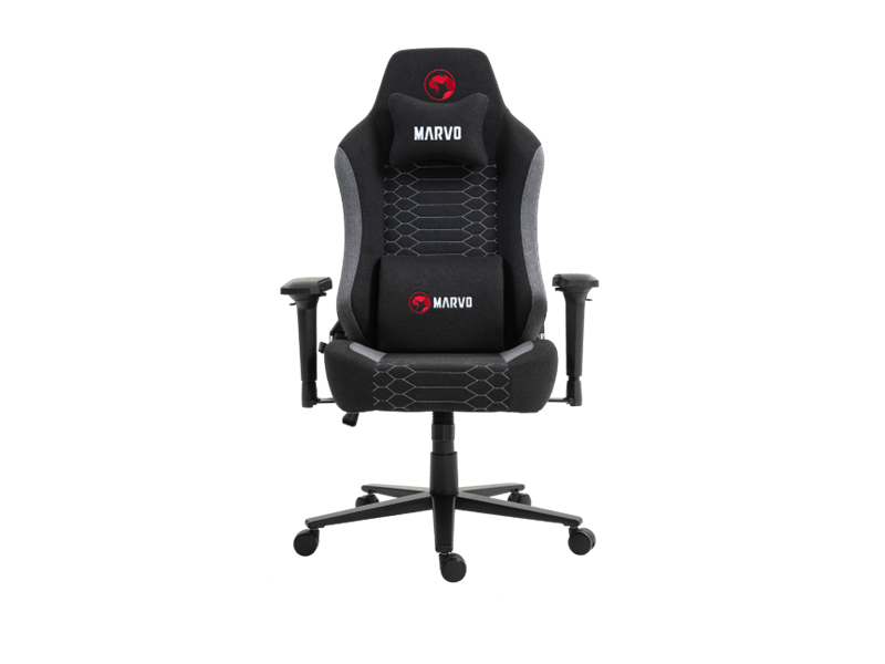 Marvo Kahn Gray Gamer szék, fekete/szürke (CH-178 GY)