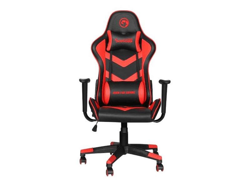 Marvo Scorpion Gamer szék, fekete/piros (CH-106 RD)