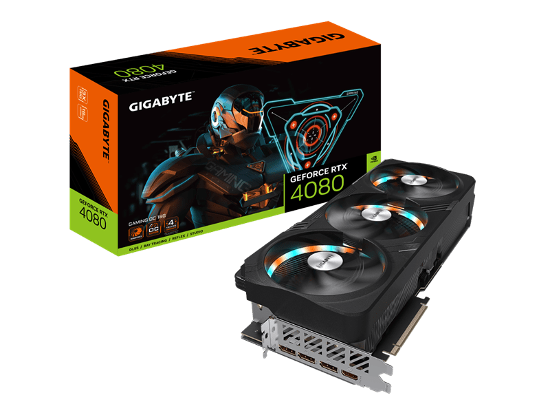 Gigabyte GeForce RTX 4080 16GB VGA (GV-N4080GAMING-16GD)