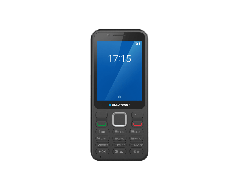 Blaupunkt FL 06 Nyomógombos Mobiltelefon, fekete + Telekom SIM