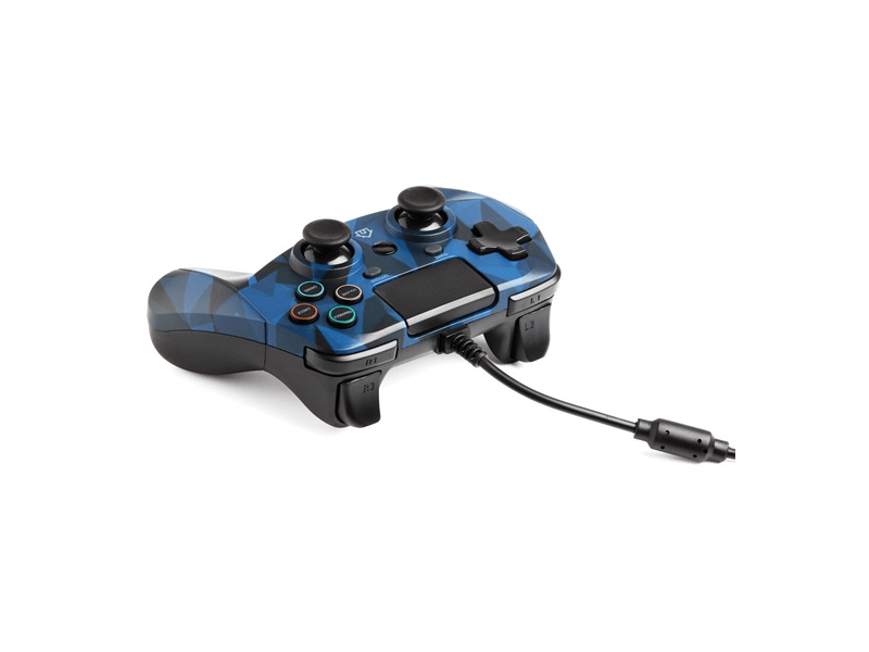 GP Snakebyte PS4 GamePad 4 S - vezetékes kontroller - kék terepmintás