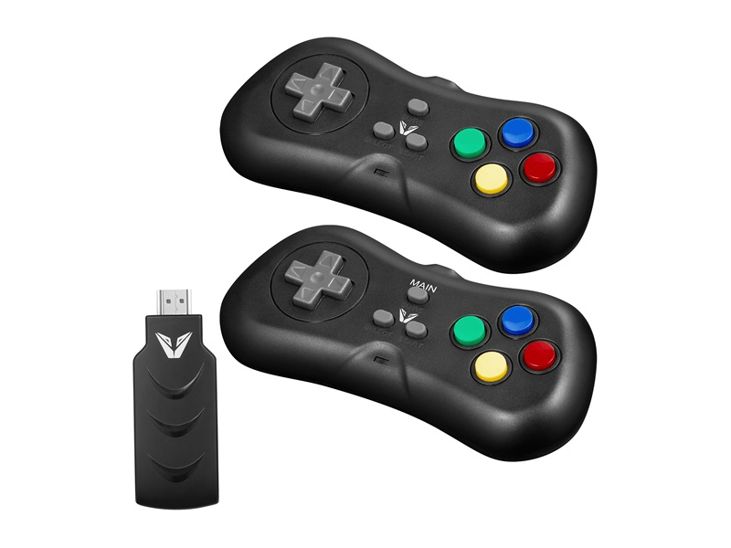 Volkano VX Gaming 2.4GHz HDMI Játékállomás, 638 beépített játék (VX162BK)