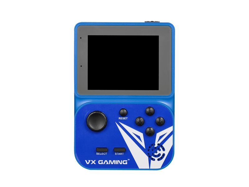 GP VX Gaming Új kézi Retro játék állomás 4 GB Micro SD-vel - kék