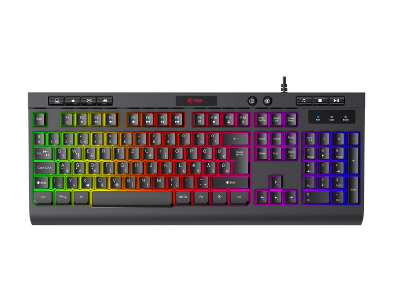 Dyras GS-KEYB883BK Gaming billentyűzet háttérvilágítással