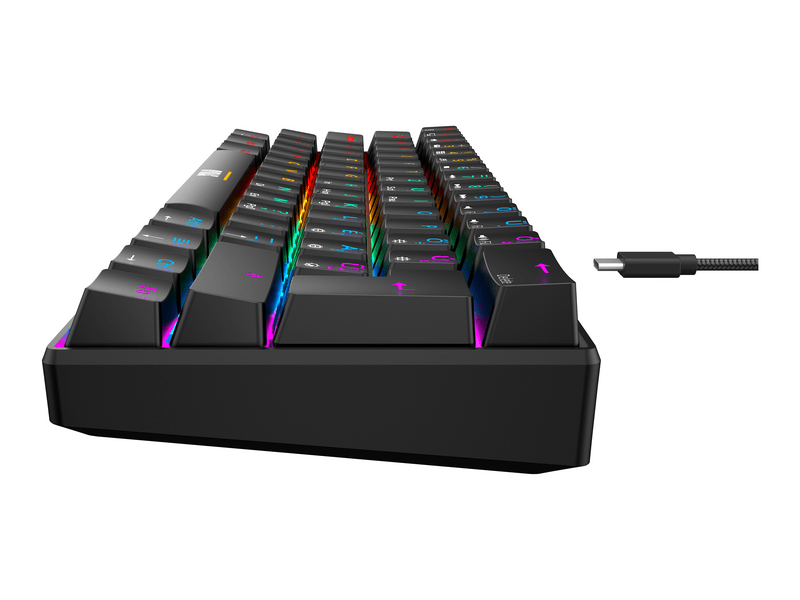 Dyras GS-KEYB903BK Gaming billentyűzet, 60%