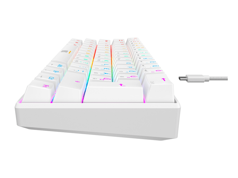 Dyras GS-KEYB903WH Gaming billentyűzet, 60%