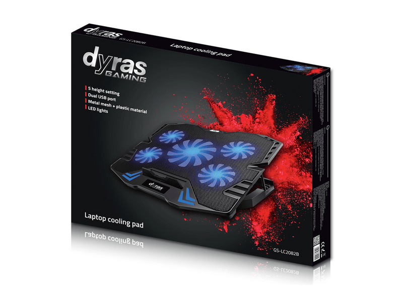 Dyras GS-LC2082B Gaming laptophűtő