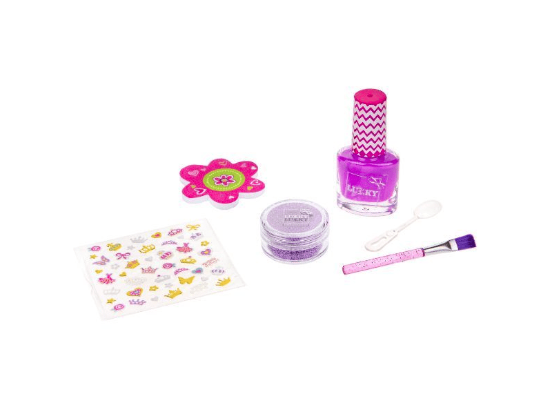 Lukky: Csillámos manikűrkészlet, lila (T20735)