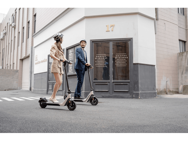 Dyras ER-60 Električni romobil, srebrno-crni