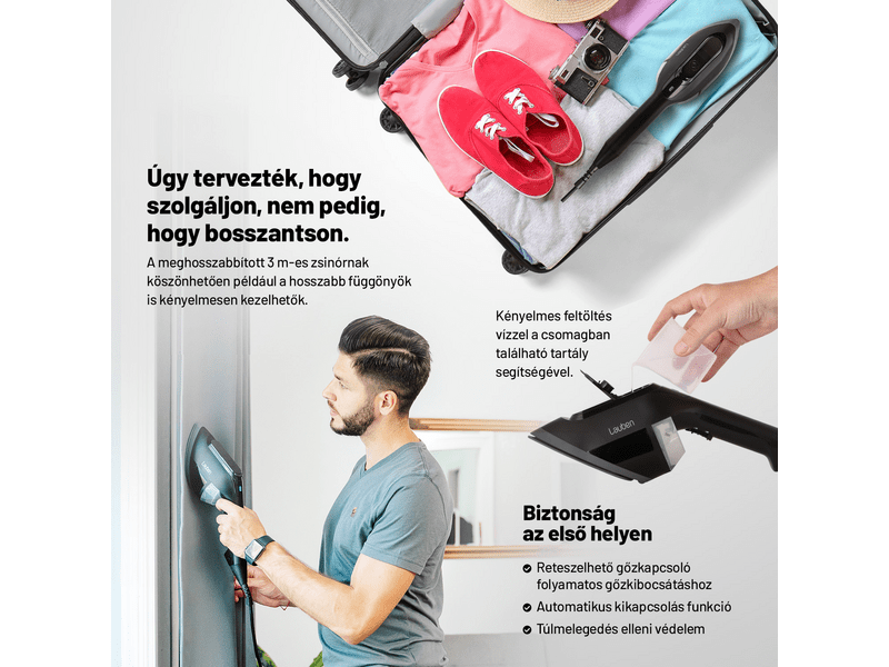 Lauben NHSI1950BC Kézi ruhagőzölő