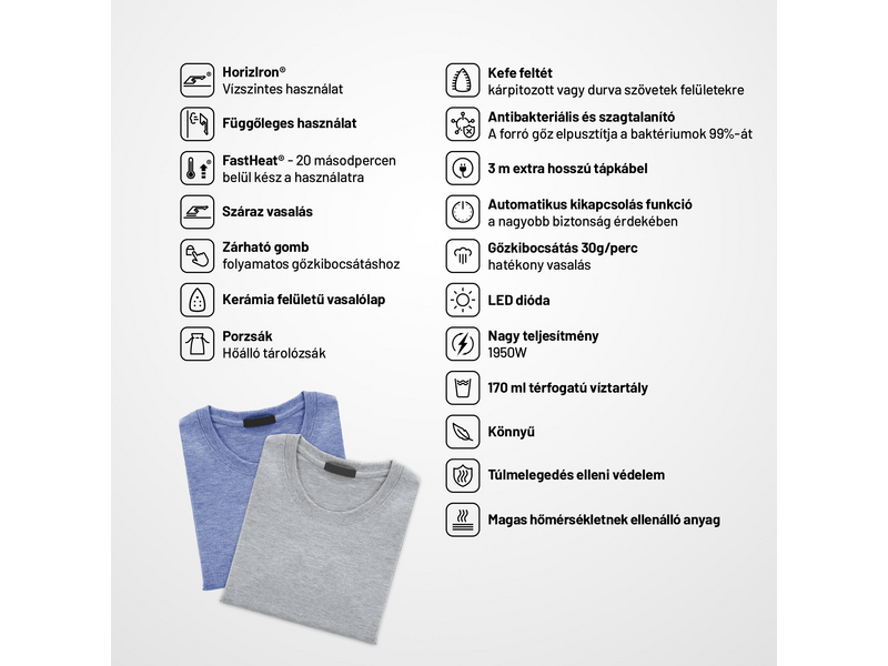 Lauben NHSI1950BC Kézi ruhagőzölő