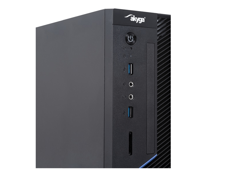Akyga AK-202-01BK mITX Számítógépház - Fekete