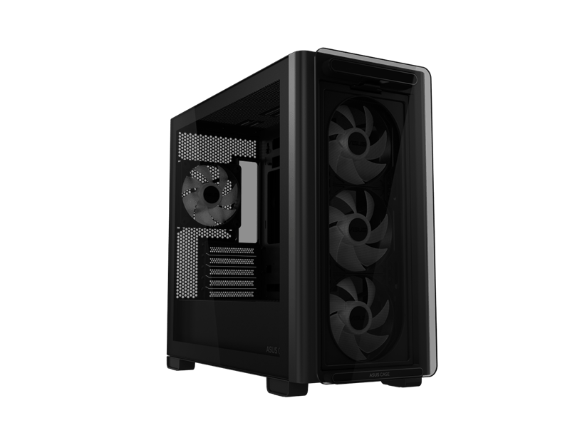 Asus A23 Plus Micro-ATX Számítógépház, fekete