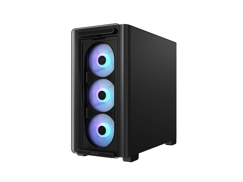 Asus A23 Plus Micro-ATX Számítógépház, fekete