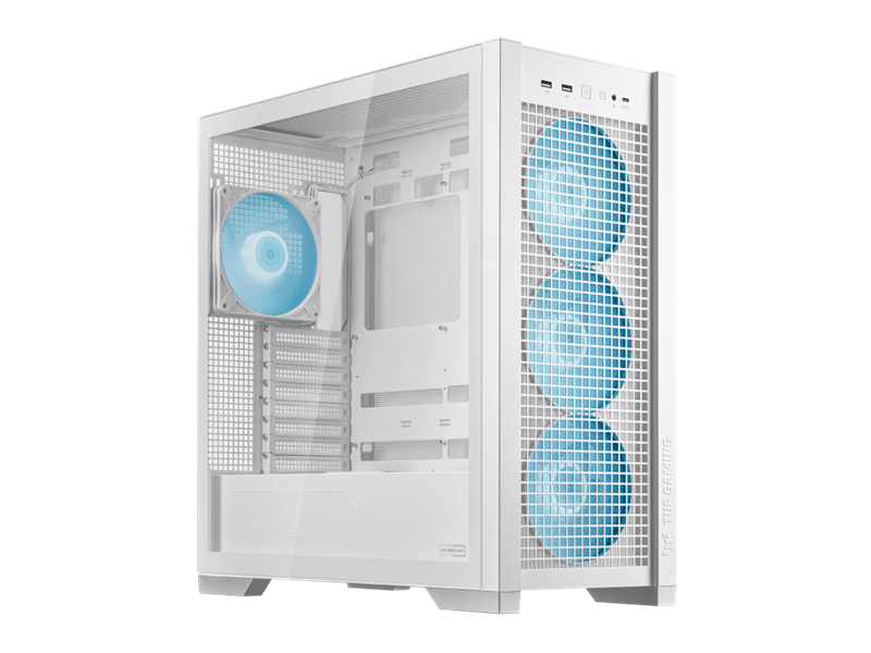 Asus TUF Gaming GT302 TG ARGB Midi számítógépház - Fehér