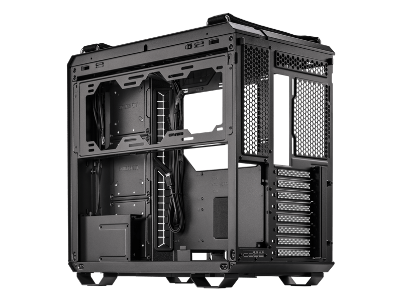 HÁZ Asus TUF Gaming GT502 - midi számítógépház - Fekete