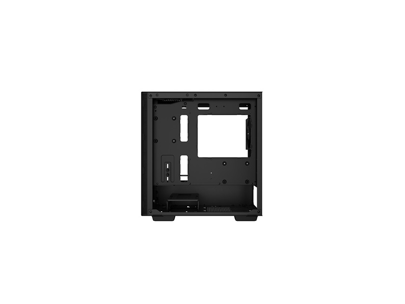 DeepCool Számítógépház - CH370 (fekete, ablakos, 1x12cm ventilátor, Mini-ITX / Micro-ATX, 2xUSB3.0)
