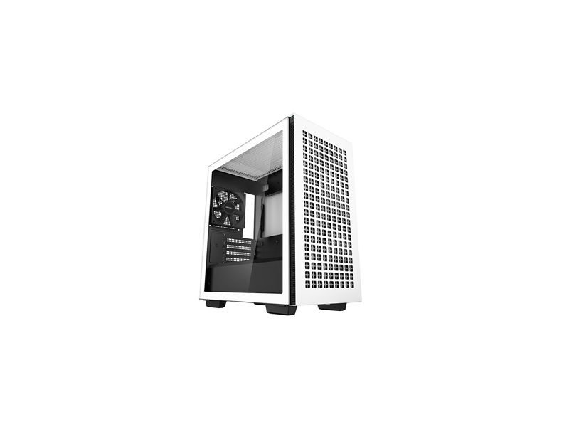 DeepCool CH370 WH Micro-ATX számítógépház, fehér