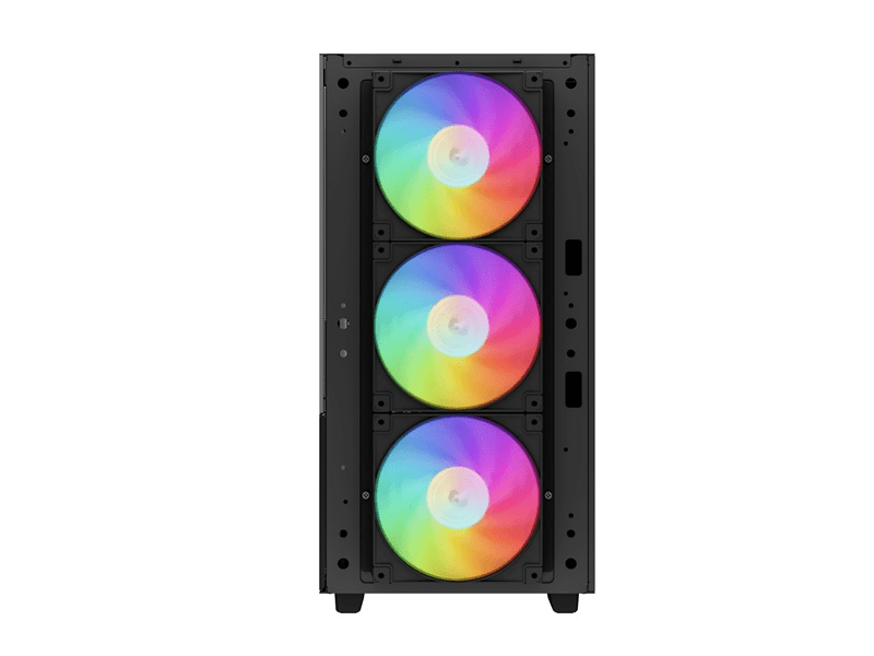 DeepCool Számítógépház - CH560 DIGITAL (fekete, 3x14cm +1x12 ventilátor, Mini-ITX / Micro-ATX / ATX / E-ATX, 2xUSB3.0)