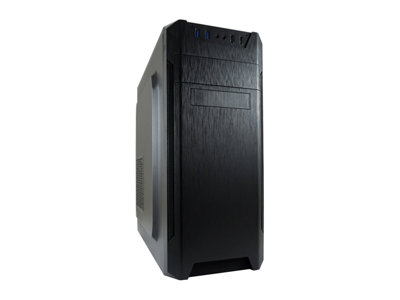 Power LC-7040BON Midi Számítógépház, Fekete