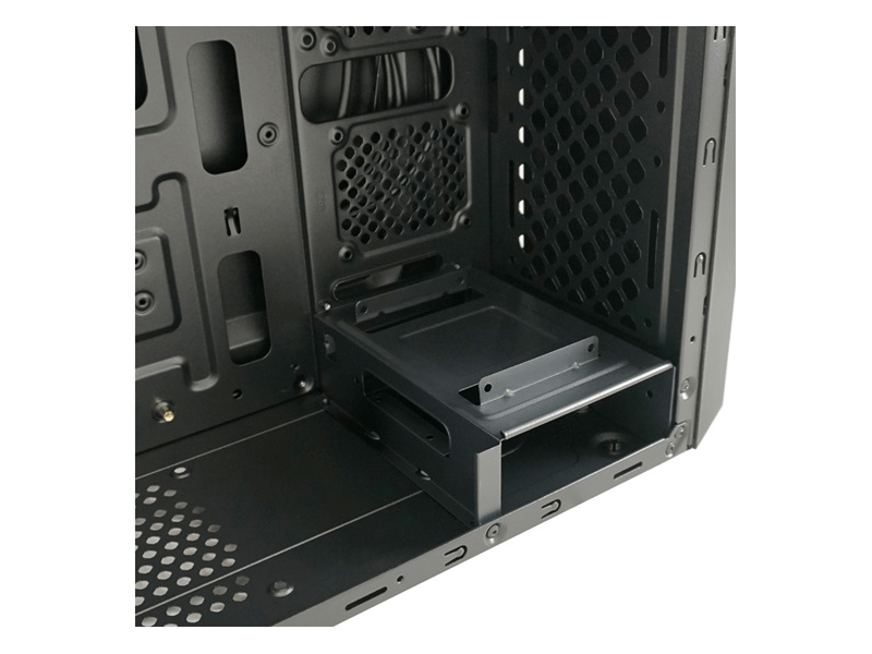 Power LC-7040BON Midi Számítógépház, Fekete