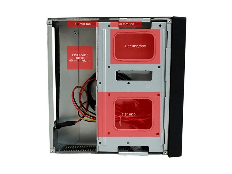 LC-Power LC-1350mi-V2 mITX Számítógépház