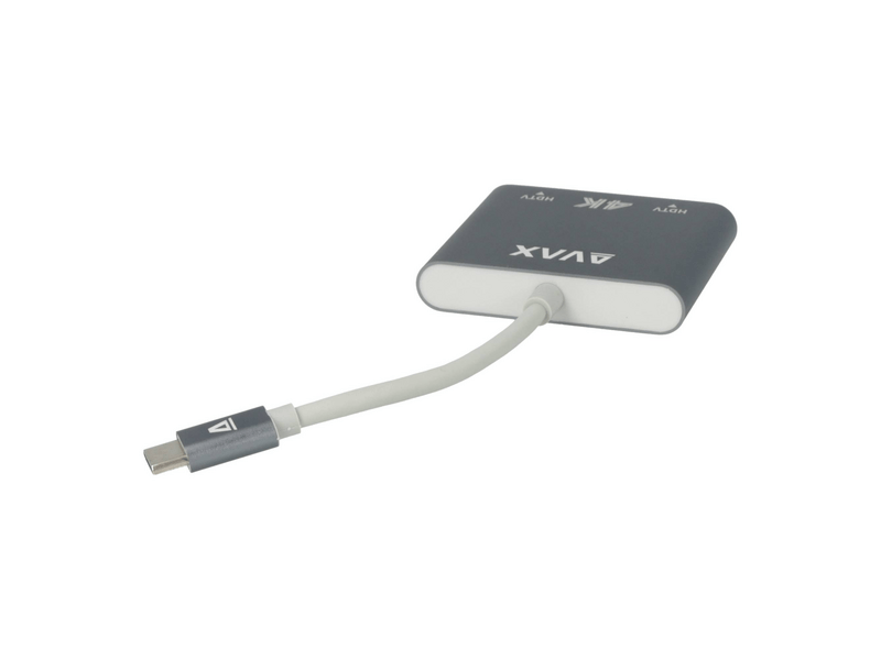 AVAX HB902 USB TypeC - 2x HDMI DUAL monitor adapter