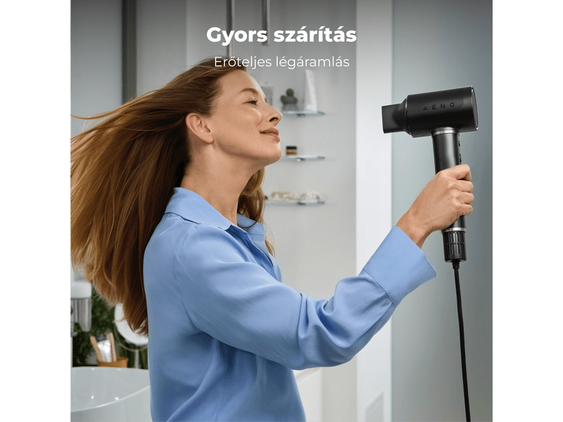 Aeno HD5 AI ProDryer hajszárító, fekete (AHD0005B)