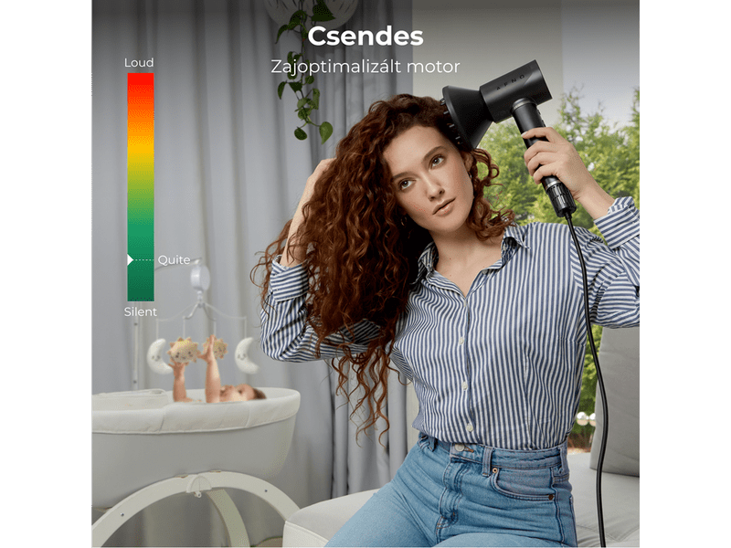 Aeno HD5 AI ProDryer sušilo za kosu, crno (AHD0005B)