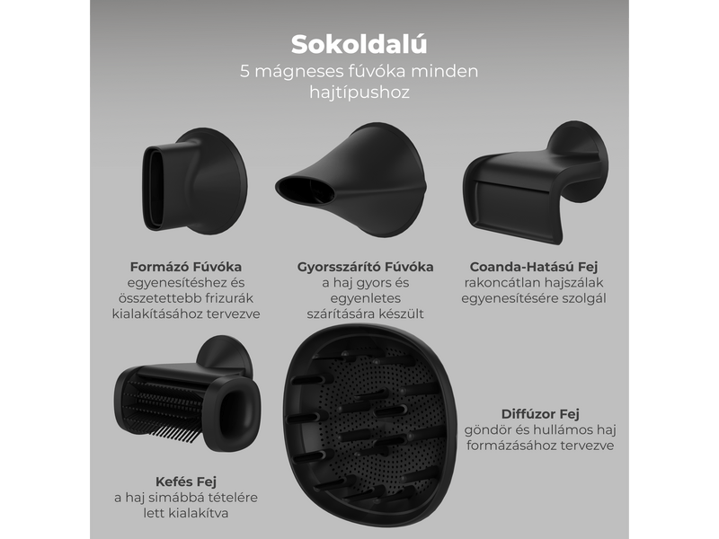 Aeno HD5 AI ProDryer sušilo za kosu, crno (AHD0005B)