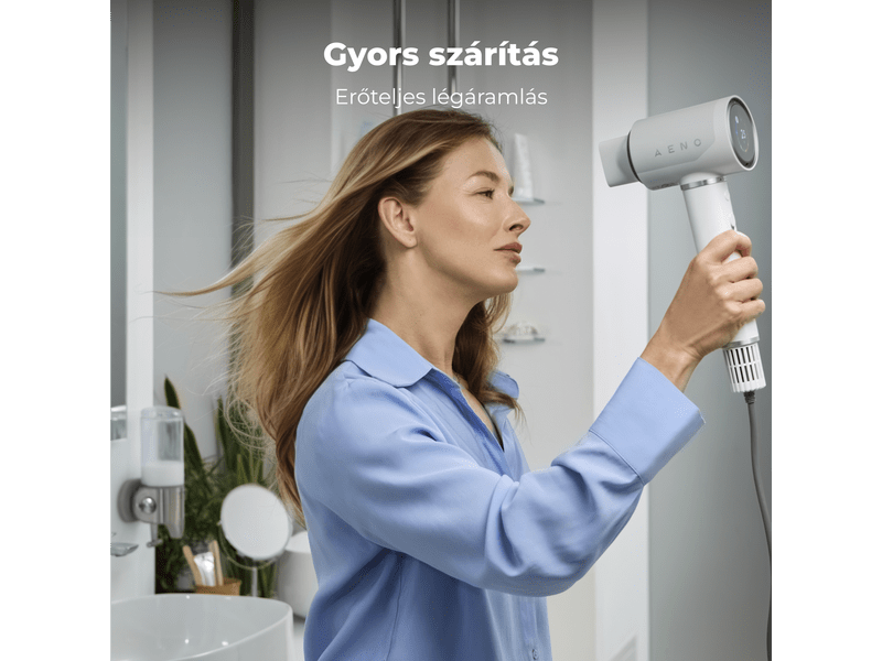 Aeno HD5 AI ProDryer hajszárító, fehér (AHD0005W)