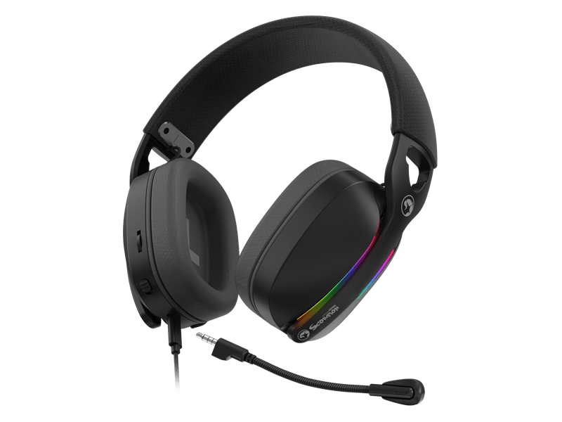 Marvo Pulz 70S Vezetékes fejhallgató, fekete (HG9086 BK)