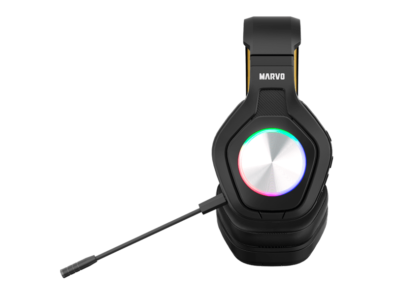 Marvo Pulz 80W vezeték nélküli fejhallgató, fekete (HG9084W)