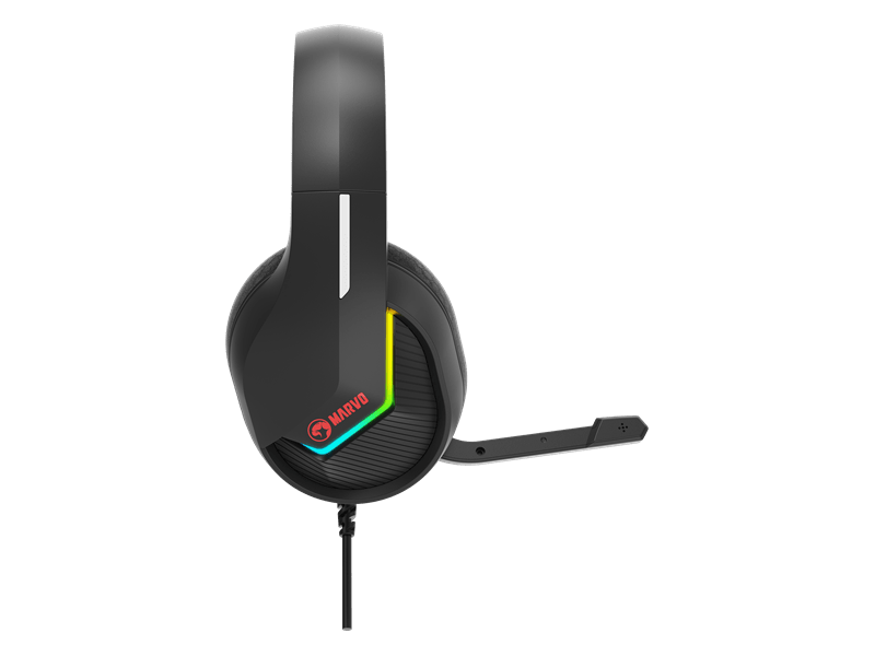 Marvo Tactic 40 vezetékes fejhallgató, fekete (H8618BK)