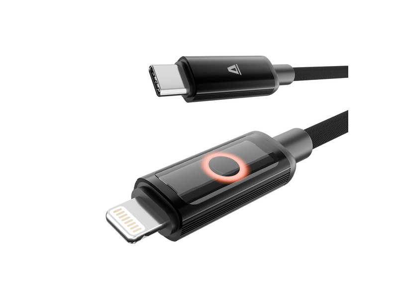 Avax CB651 Pulsey 27W USB-C – Lightning gyorstöltő kábel, 1m