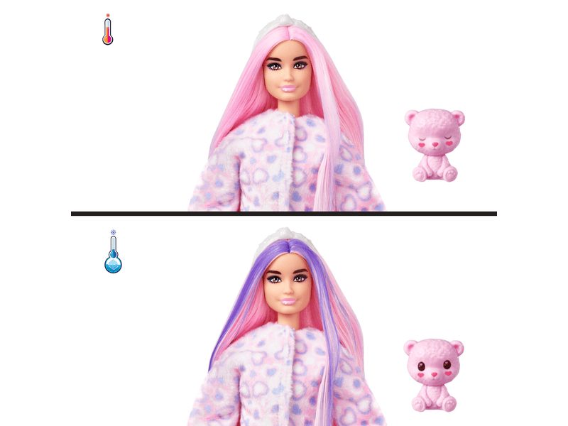 Cutie Reveal Barbie Cozy - Teddy