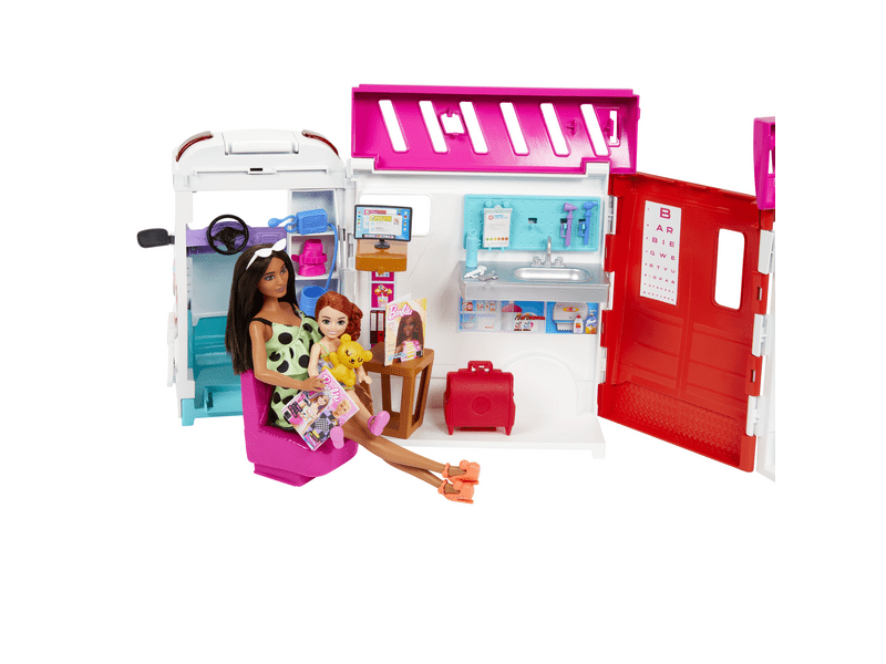Barbie: Mentőautó játékszett (HKT79)
