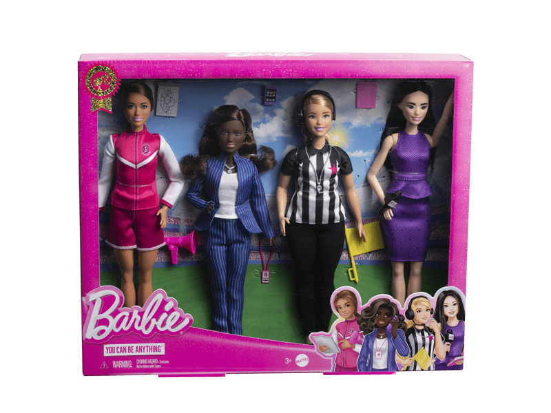 Barbie: Sport karrier babák, 4 db (HKT80)