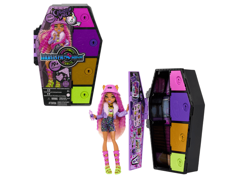 Monster High: Clawdeen baba kiegészítőkkel (HKY61)