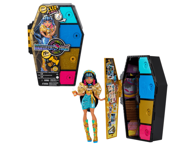 Monster High: Cleo De Nile baba kiegészítőkkel (HKY63)