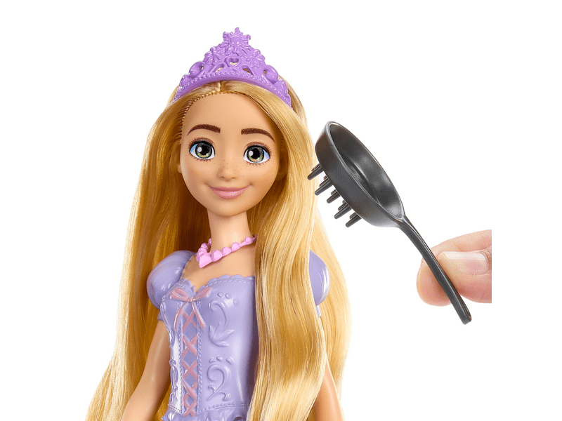 Disney hercegnők: Aranyhaj baba fésülködős asztallal (HLX28)