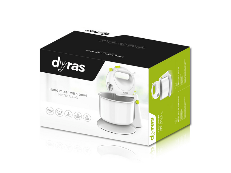 DYRAS HM751ALP-G Tálas kézi mixer