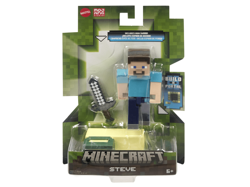 Mattel Minecraft: Craft-A-Block figurák - Steve (HMB17)