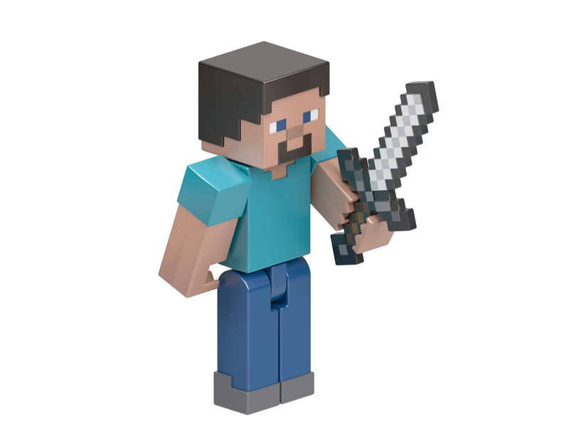 Mattel Minecraft: Craft-A-Block figurák - Steve (HMB17)