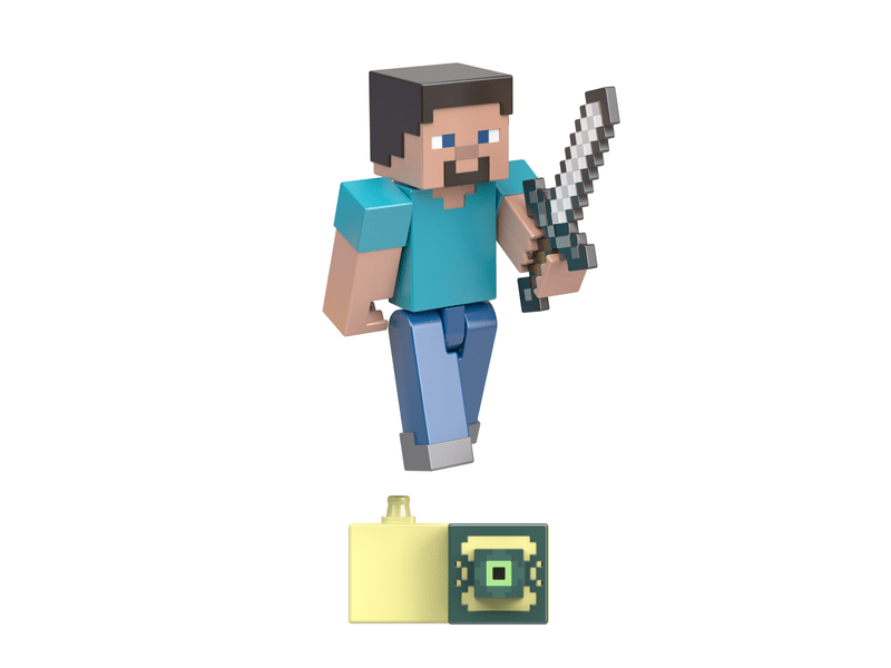 Mattel Minecraft: Craft-A-Block figurák - Steve (HMB17)