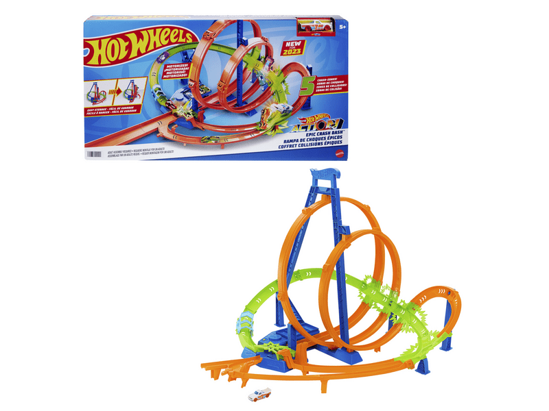 Hot Wheels - Szédületes ütközések pályaszett