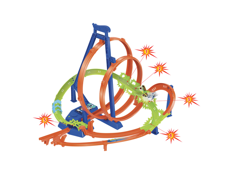 Hot Wheels - Szédületes ütközések pályaszett