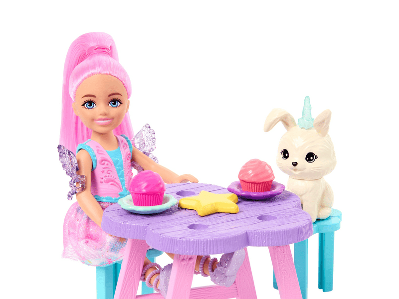 Barbie: A Touch of Magic - Chelsea és pegazus játékszett (HNT67)
