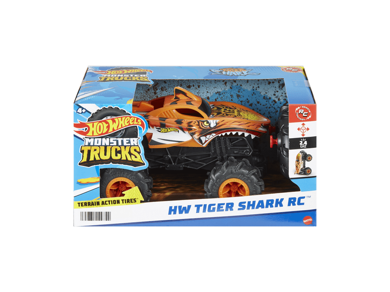 Hot Wheels Monster Trucks Tigershark Távirányítós autó